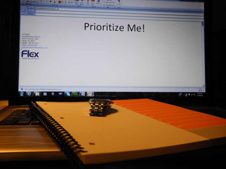 Block out the time and Tackle the issues - prioritize email!