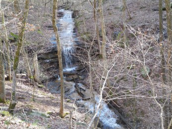 Waterfall from Guardrail
