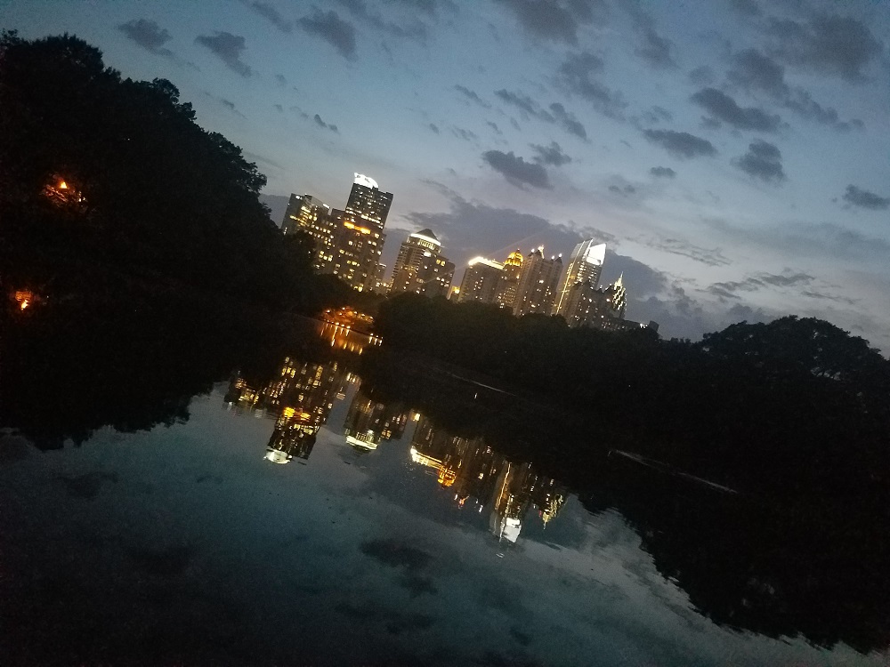 End of the day, at Piedmont Park.